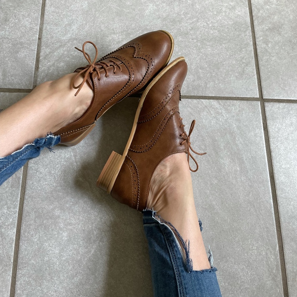 Cute brown loafers